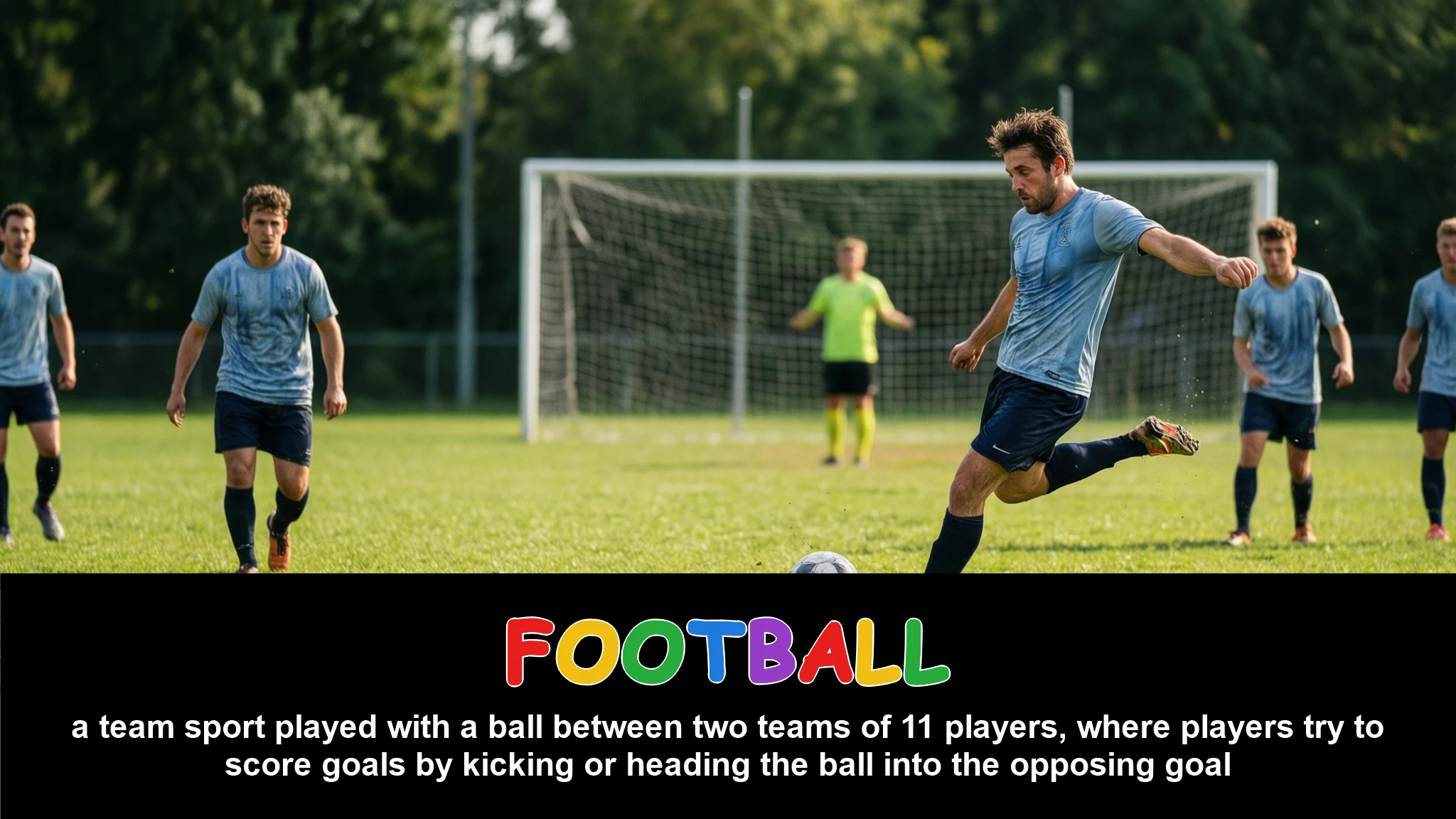 English Illustration for football